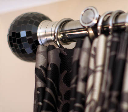 Curtain poles & tracks by Lisa Anderson Interior Design Services Carlisle